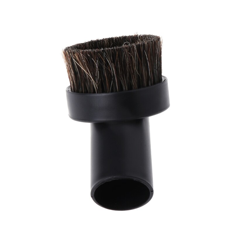 32mm Mixed Horse Hair Round Cleaning Brush Head Vacuum Cleaner Accessories Tool