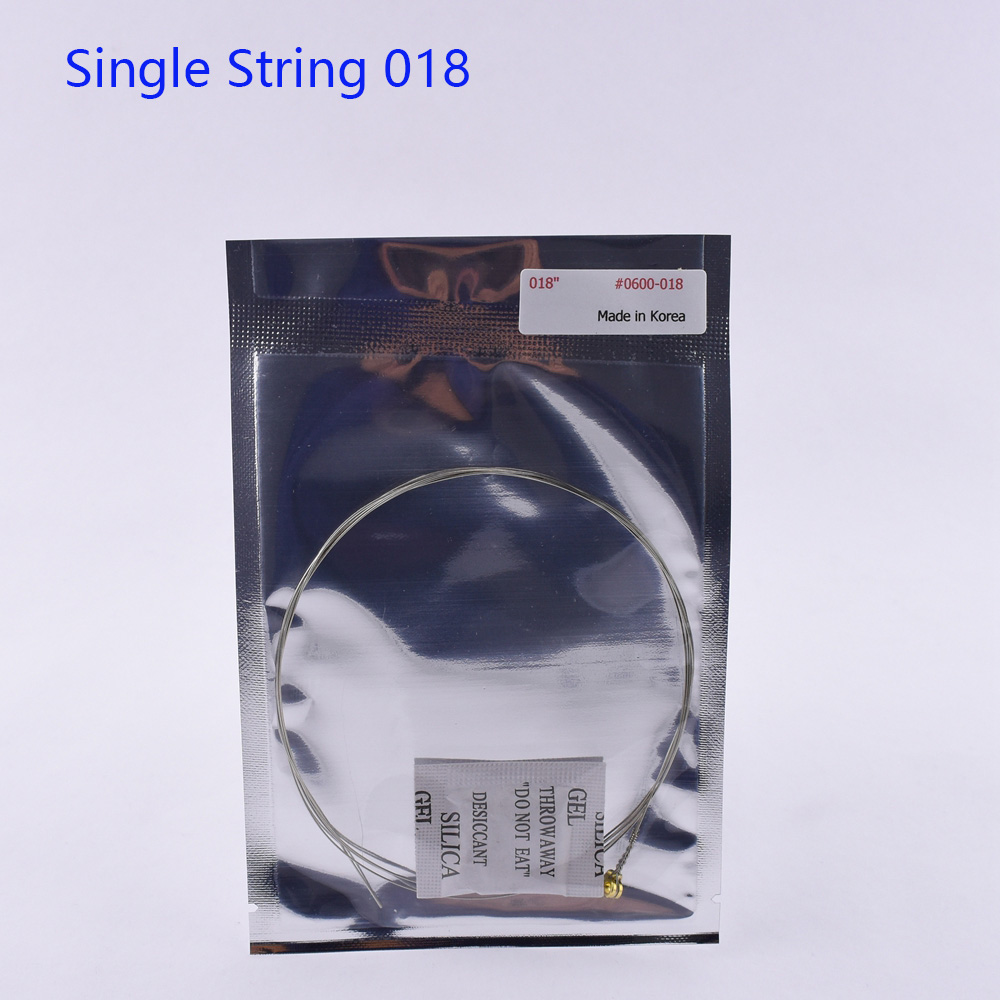 1 Piece Guitar Single String / 1 Set Guitar Strings - (008/009/010/011/012/013/015/016/017/018)Made in Korea: black