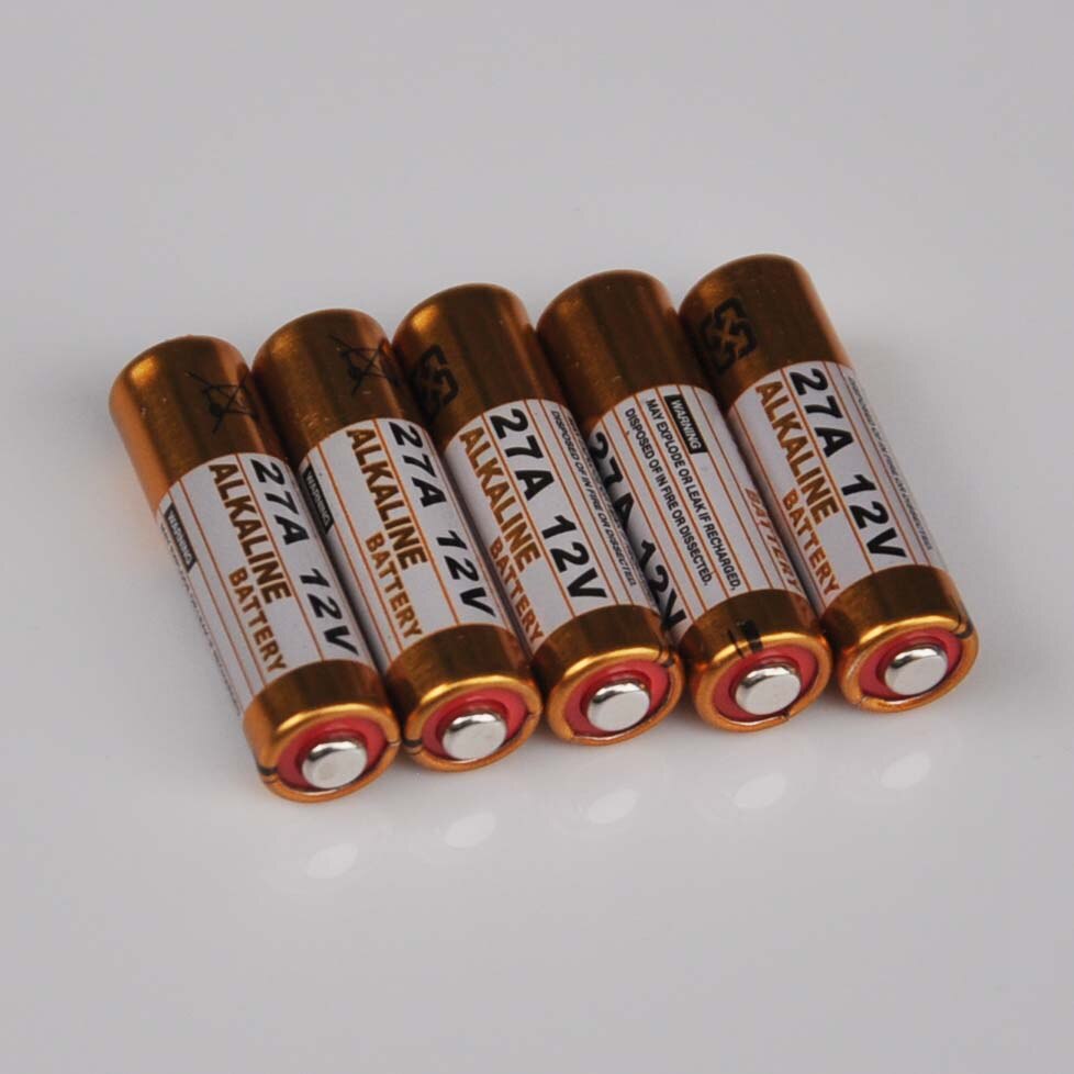 10PCS 12V 27A dry primary alkaline battery 27AE 27MN A27 for doorbell,car alarm,walkman,car remote control etc