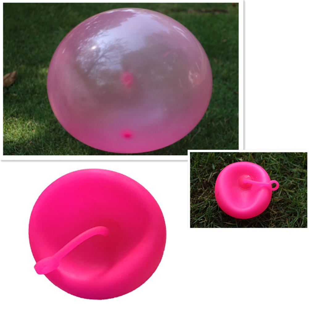 80/60 cm oppustelige boblebold magiske bolde sprænge boblelegetøj gennemsigtig ballonleg til børns udendørsaktiviteter