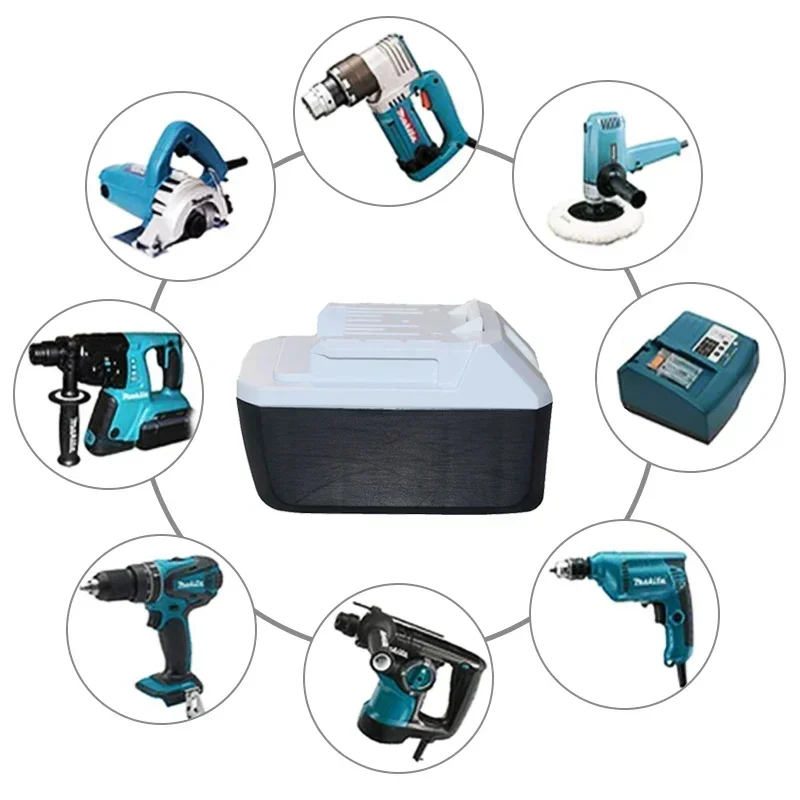 Para Makita18V 6000/ 8000/10000mAh batería de litio recargable BL1813G BL1820G reemplazar BL1840G BL1811G HP457D