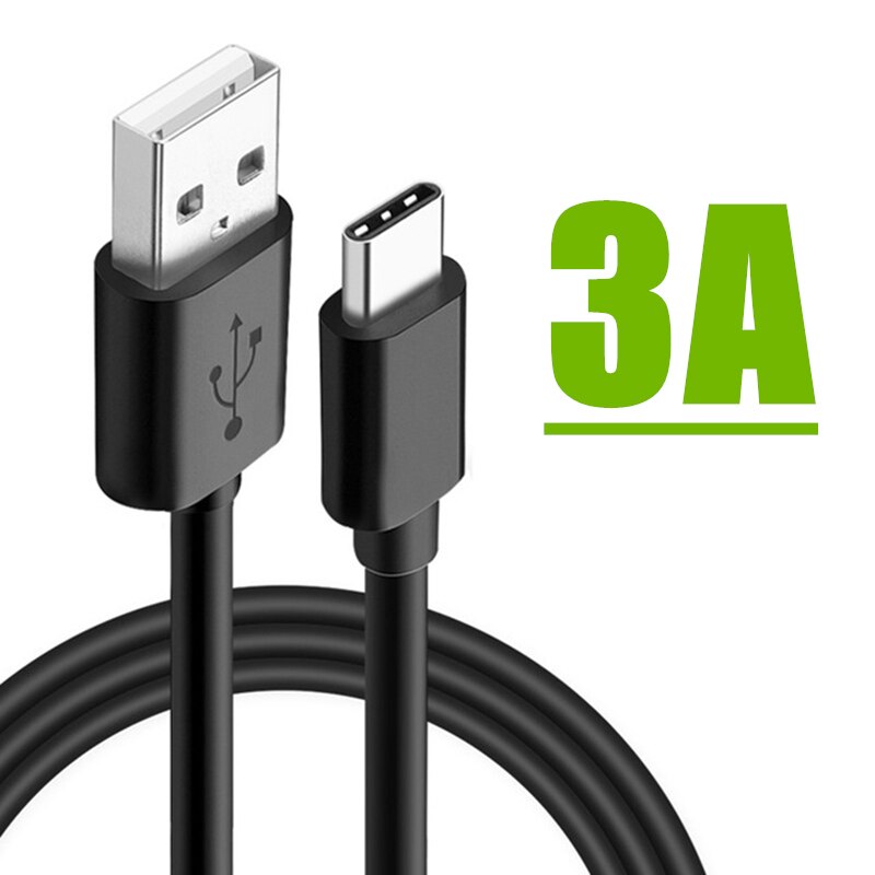 1.5M 2M USB C Cable 5A Supercharge USB Type C Cable for Huawei P40 5A Quick Charging Fast Charger for Samsung Note 20 Ultra 5G: 3A Black / 2m