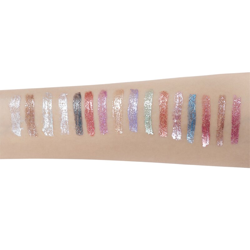 Pudaier 16 Color Eyeliner Magnetic Eyeliner Giltter Liquid Eyeliner Pencil Waterproof Blue Brown White Eyeliners Pencil Makeup