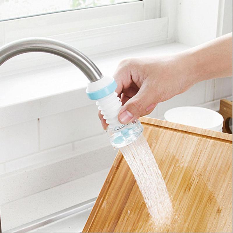 360 Degree Rotatable Water Saving Filters Faucet Mounted Dual Spout Kitchen Sink Taps Sprayer Shower Head Nozzle Faucet