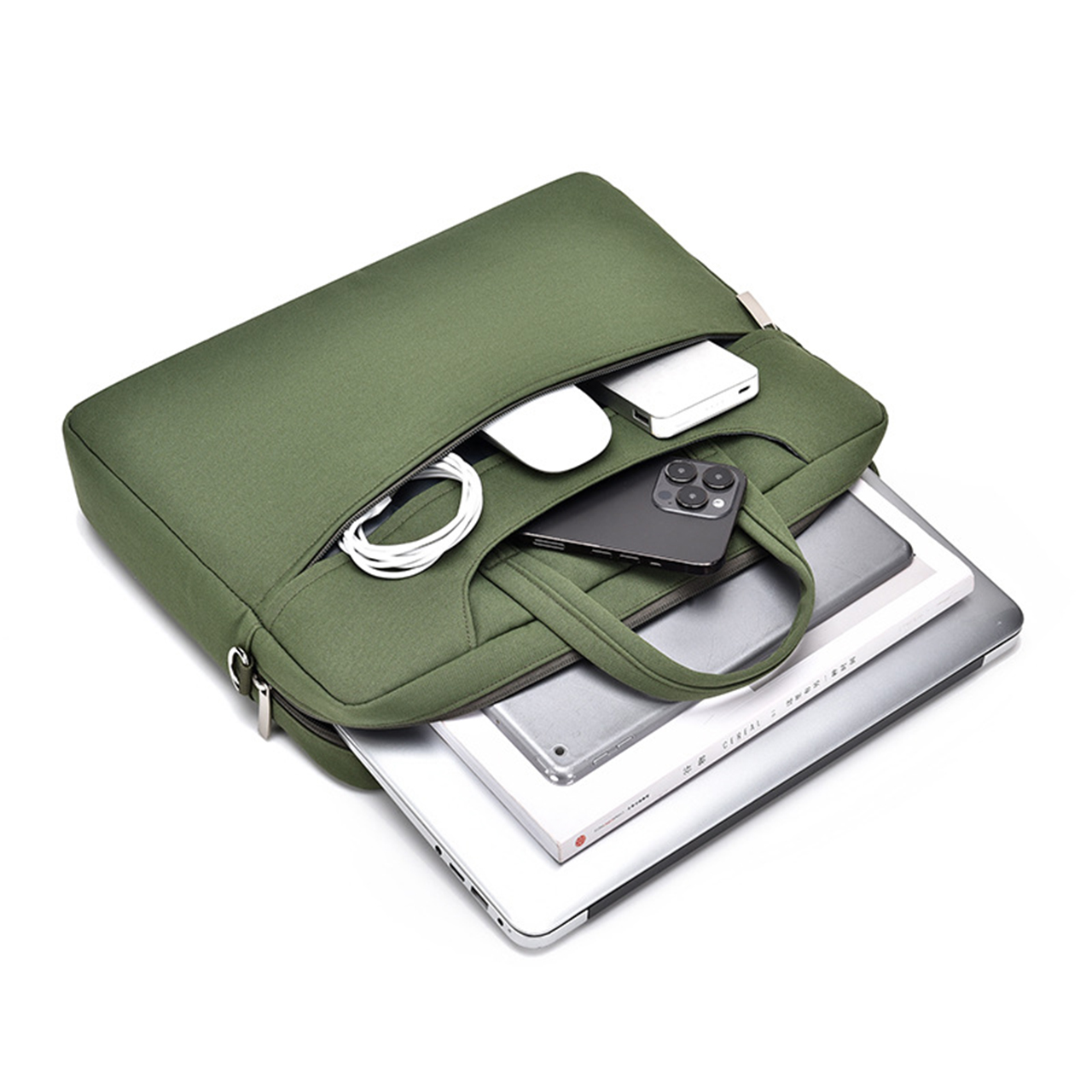 17 Inches Laptop Sleeve Bag Notebook Computer Pouch for Macbook Hp Dell Shockproof Briefcase Travel Business Women Men Case