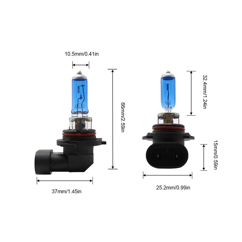 1Pc Auto Halogeenlamp 55W H1 H3 H4 H7 H8 H11 9005 9006 Auto Halogeenlamp Fog gloeilamp 12V 6000K Auto Koplampen Led Lamp: Super white light / H1