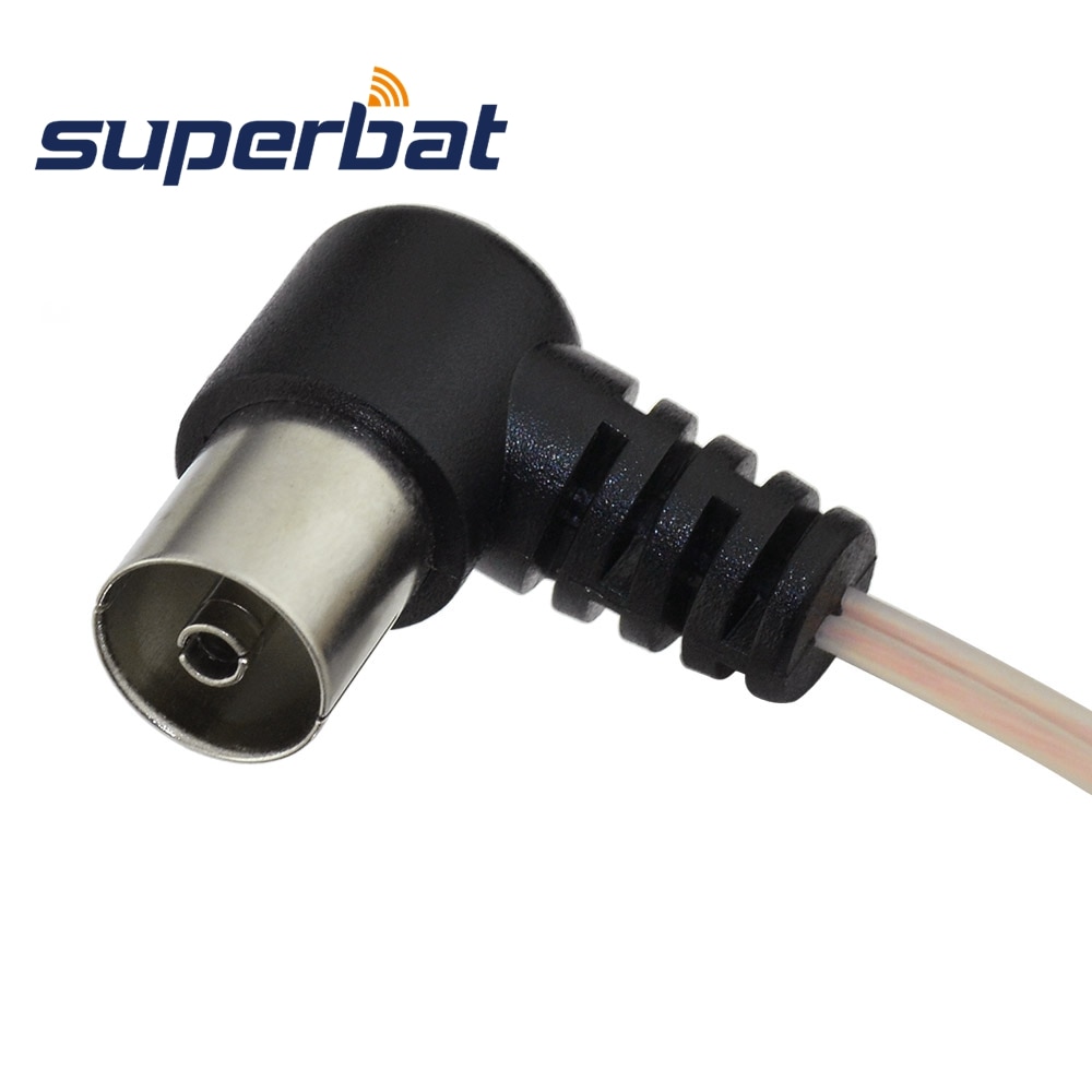 Superbat Indoor FM Dipole Antenna Copper Aerial-HD Radio Female Jack Pal Connector 75 Ohm for Stereo Receiver