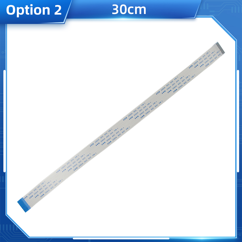 Kabel kamery Raspberry Pi 15-pinowy elastyczny kabel płaski 15 30 40 50 60 CM 1M 2M Kabel taśmowy do kamery RPI 4B 3B+ 3B 3A+: WHITE