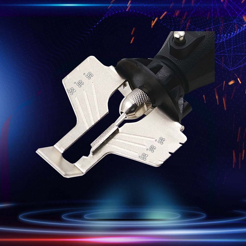 Afilador de sierra de trabajo, herramienta de molienda de diente de sierra para taladro, accesorio de afilado, accesorios de cadena de molienda eléctrica de