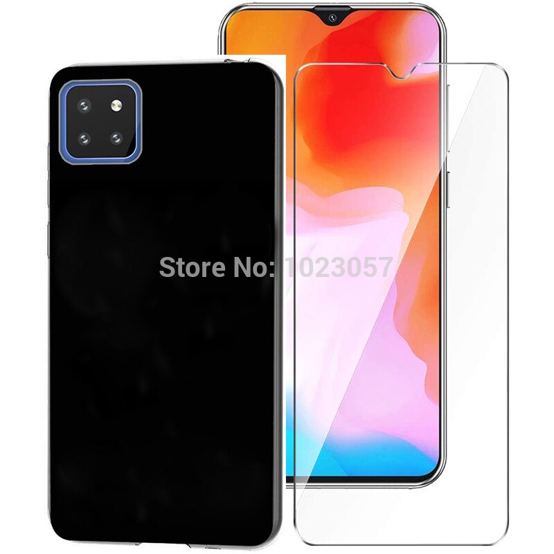 3-in-1 etui + kamera szkło hartowane dla Cubot X20 Pro ScreenProtector szkło dla Cubot X20 3D szkło: X20 / 2 in 1 black case