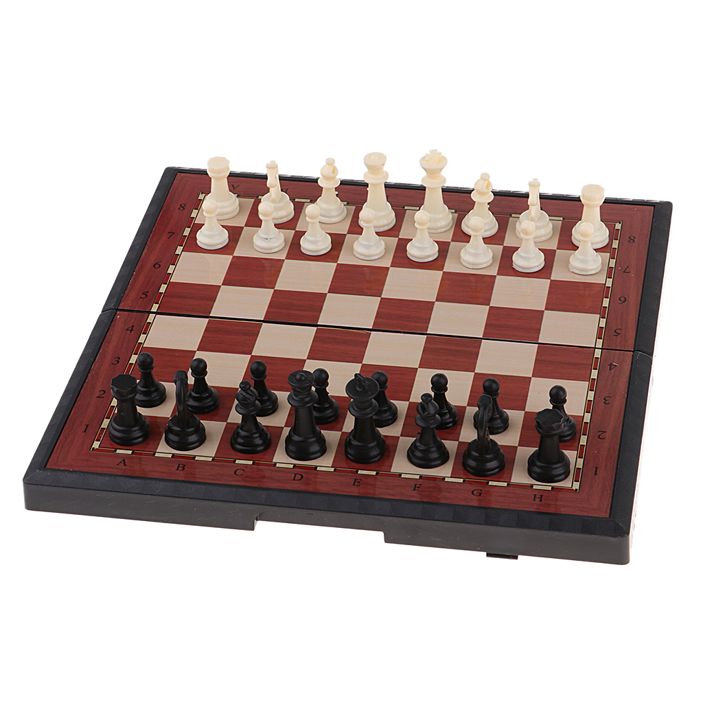 Plastic Spelletjes Vouwen Magnetische Schaakbord Schaken Reizen Game Set Kids Games Met Familie Intelligentie Basic Vaardigheden