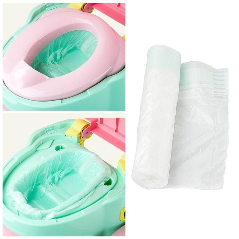 5 Rolls Portable Baby Diaper Waste Dispenses Bag Storage Nappy Garbage Bags