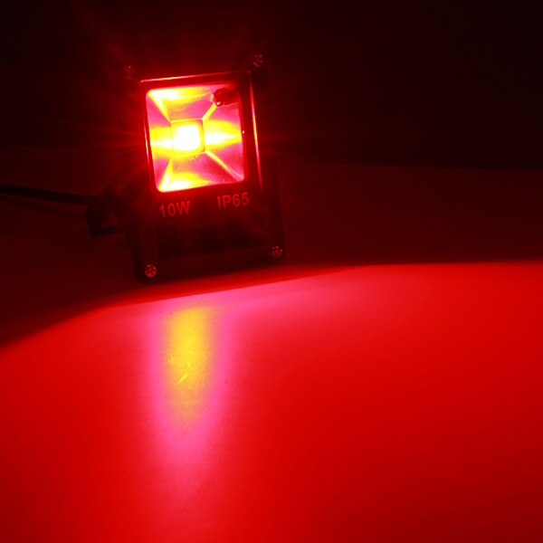 10w 20w 30w 50w led schijnwerper rood/groen/blauw/geel led schijnwerper  ac85-265v buiten led landschapsverlichting lamp: Rood / 30w