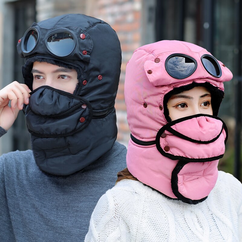 Hoed Vrouwen Herfst En Winter Mannen Outdoor Koude-Proof Oor Bescherming Rijden Elektrische Fiets Winddicht Hoed Warme Katoen Cap