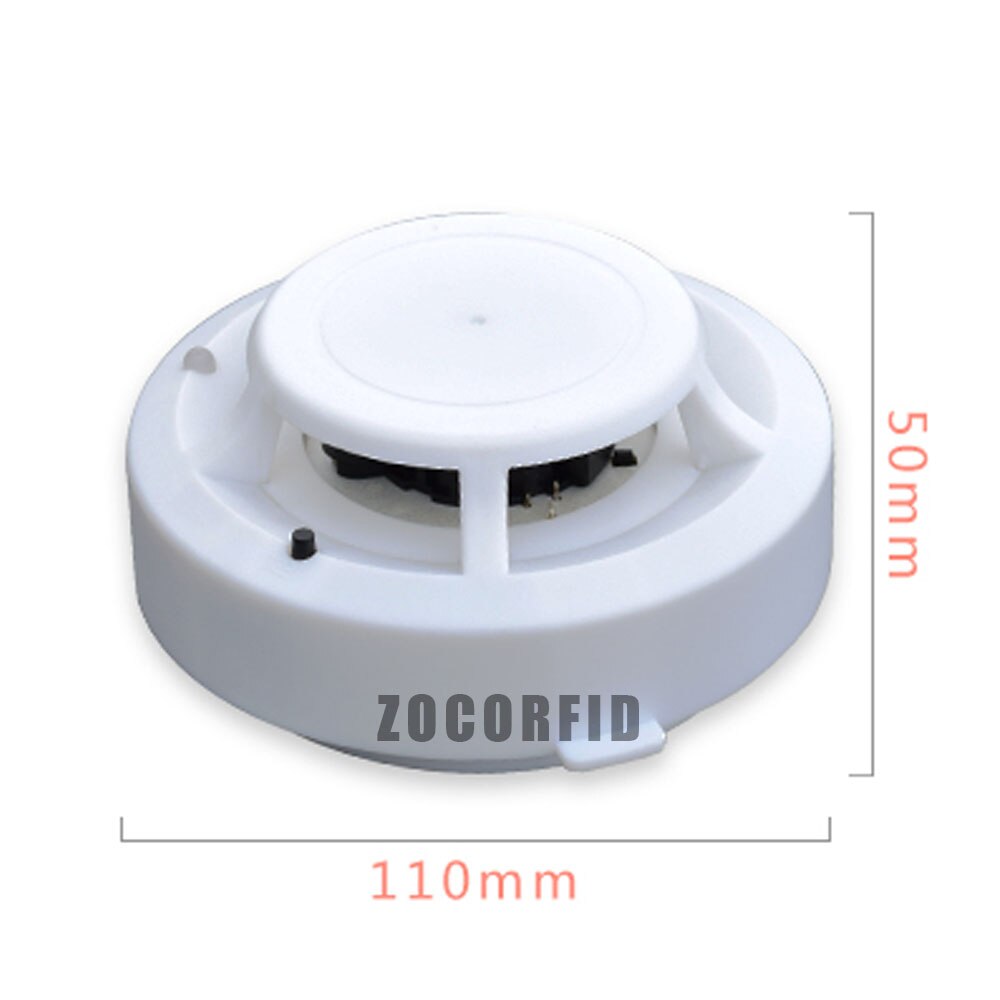 9V dry battery smoke detector optoelectirc sensor use to check fire or anti something burning connect to wired zone