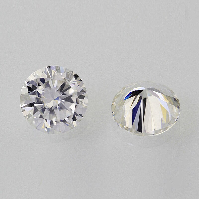BOEYCJR 1.5ct 7.5mm F Color Round Brilliant Cut Moissanite Loose Stone VVS1 Excellent Cut Jewelry Making Stone Engagement Ring