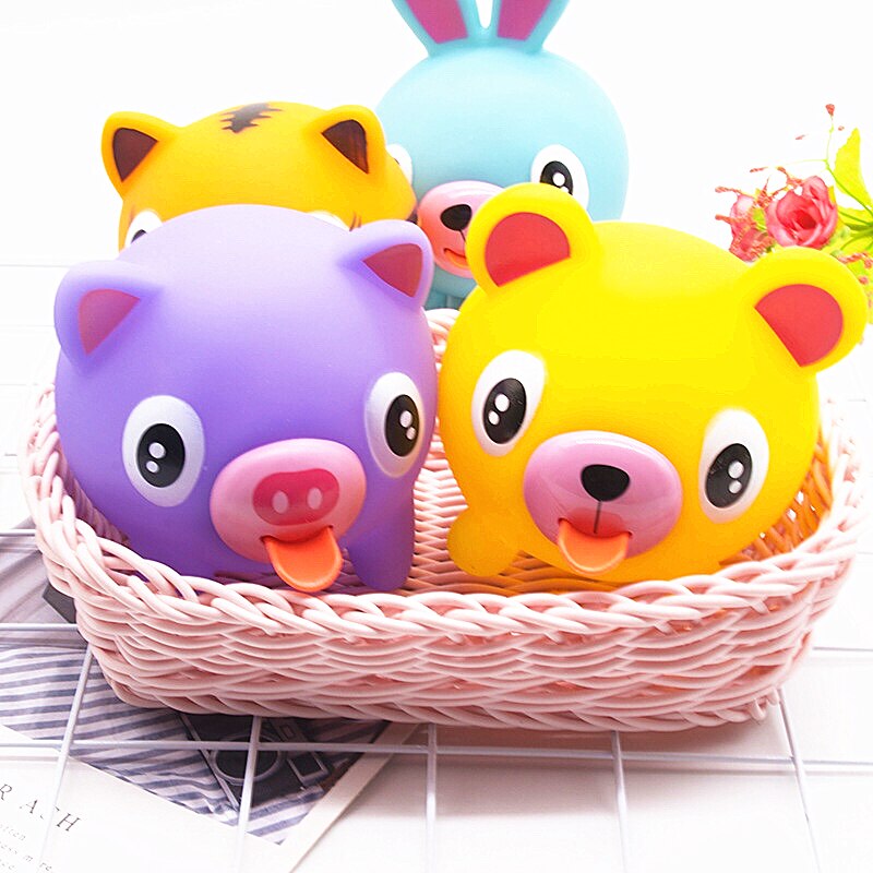 style toys Talking Animal Jabber Ball Tongue Out Stress Relieve Soft Ball Toy for Kids Adult baby toy funny toys