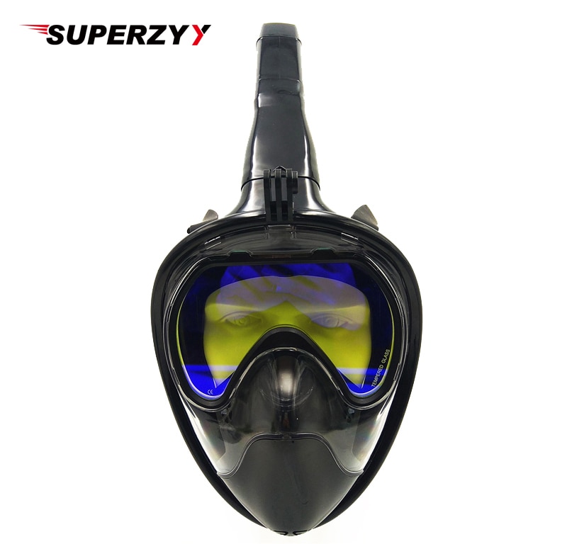 Scuba diving Mask Full Face Snorkeling Mask Underwater Anti-Fog tempered glass mask for Swimming spearfishing factory direct