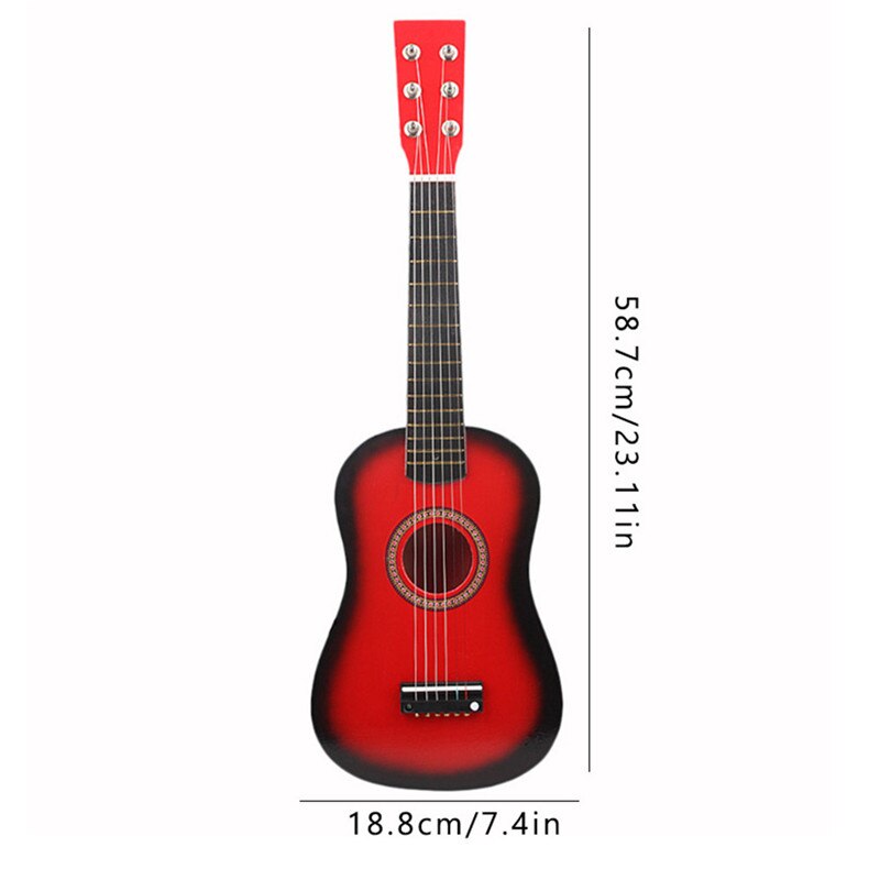 23 Inch Basswood Ukulele Lichtgewicht Uitstekende Kleurrijke Gitaar Snaarinstrumenten Voor Beginner: RD