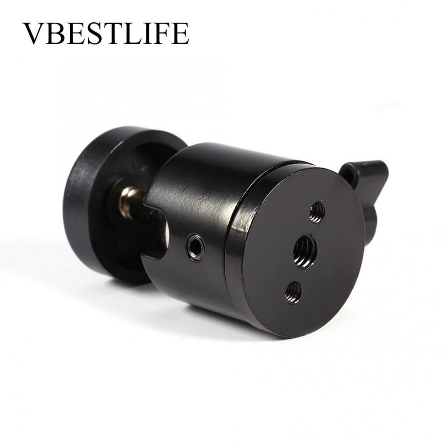 VBESTLIFE Mini 360 Swivel Rotatable 1/4'' Screw Ball Head Tripod Mount Ballhead Stand Bracket Portable for DSLR Camera