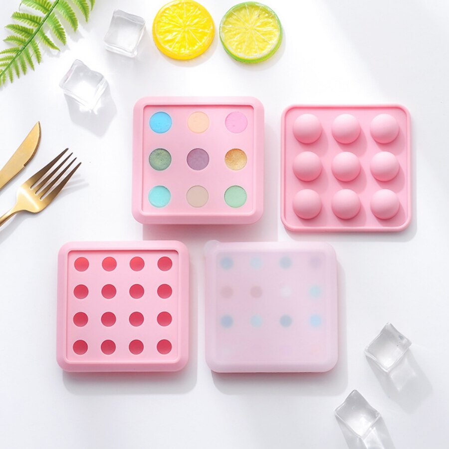 Kuglekugle silikoneform til kage bagværk bagning chokolade slik fondant bagværk rund form 3d sæbeform gør det selv dekoration