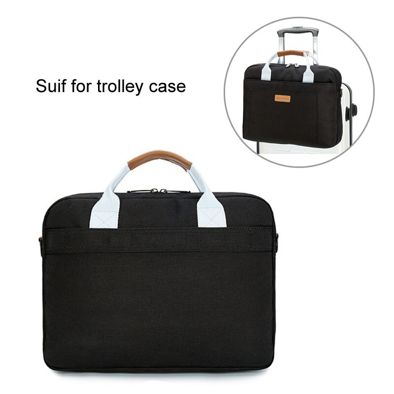 13 14 15.6 17.3 inch Laptop Bag Air Cushion Business Briefcase Office Computer Macbook Handbag Documents Crossbody Bags XA62C