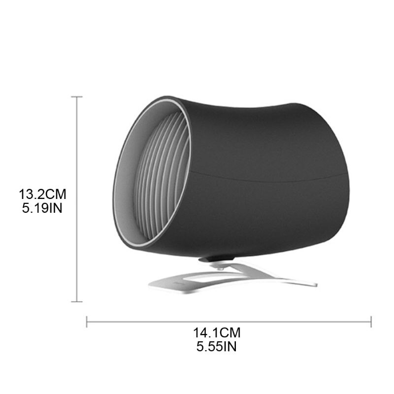 Portable cylindrique petit ventilateur de voiture muet Air circulant bureau USB Rechargeable W91F