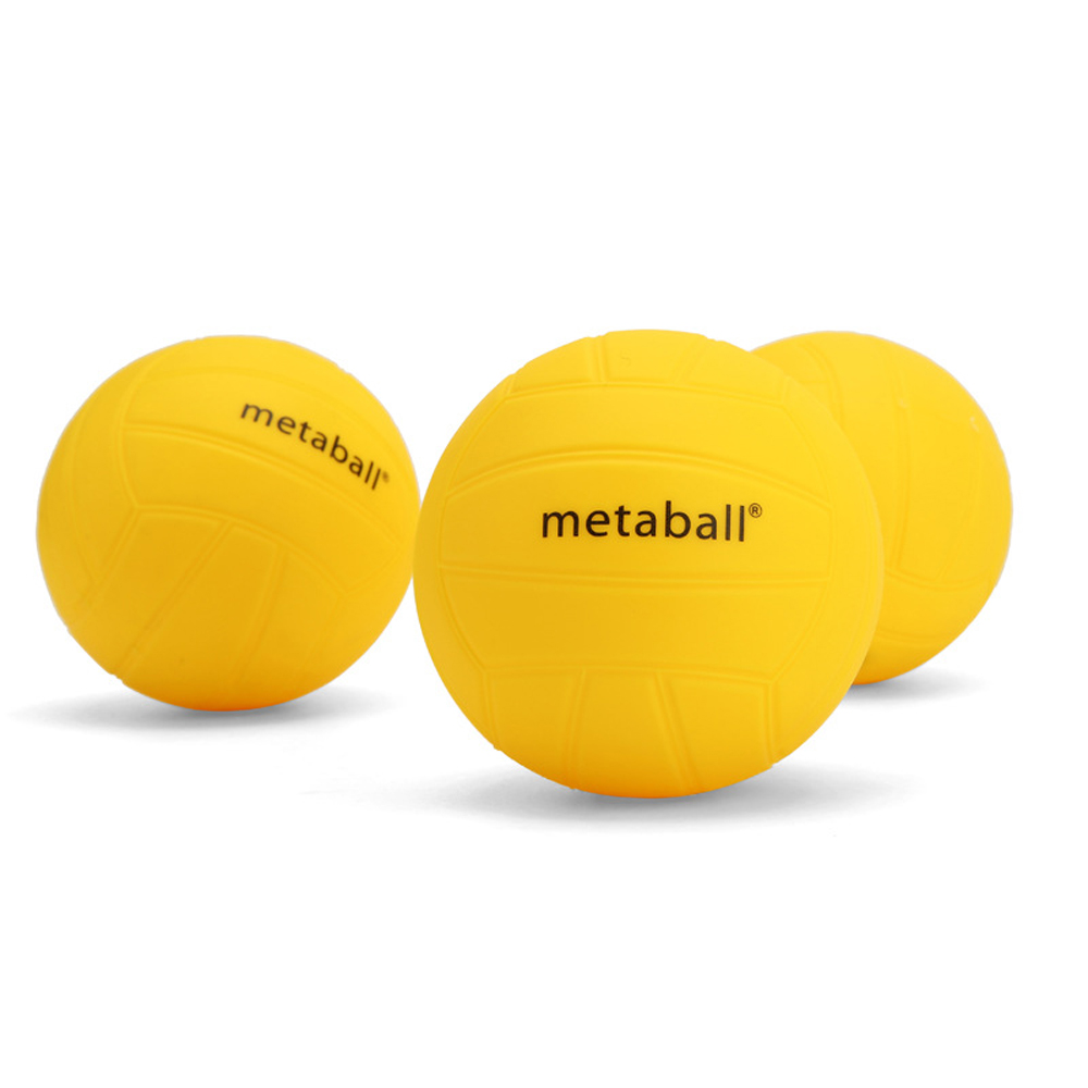 Mini-beachvolleyball-set mit spikebällen, outdoor-teamsport, rasen-fitnessgerät, netz mit 3 bällen, volleyballnetz-set