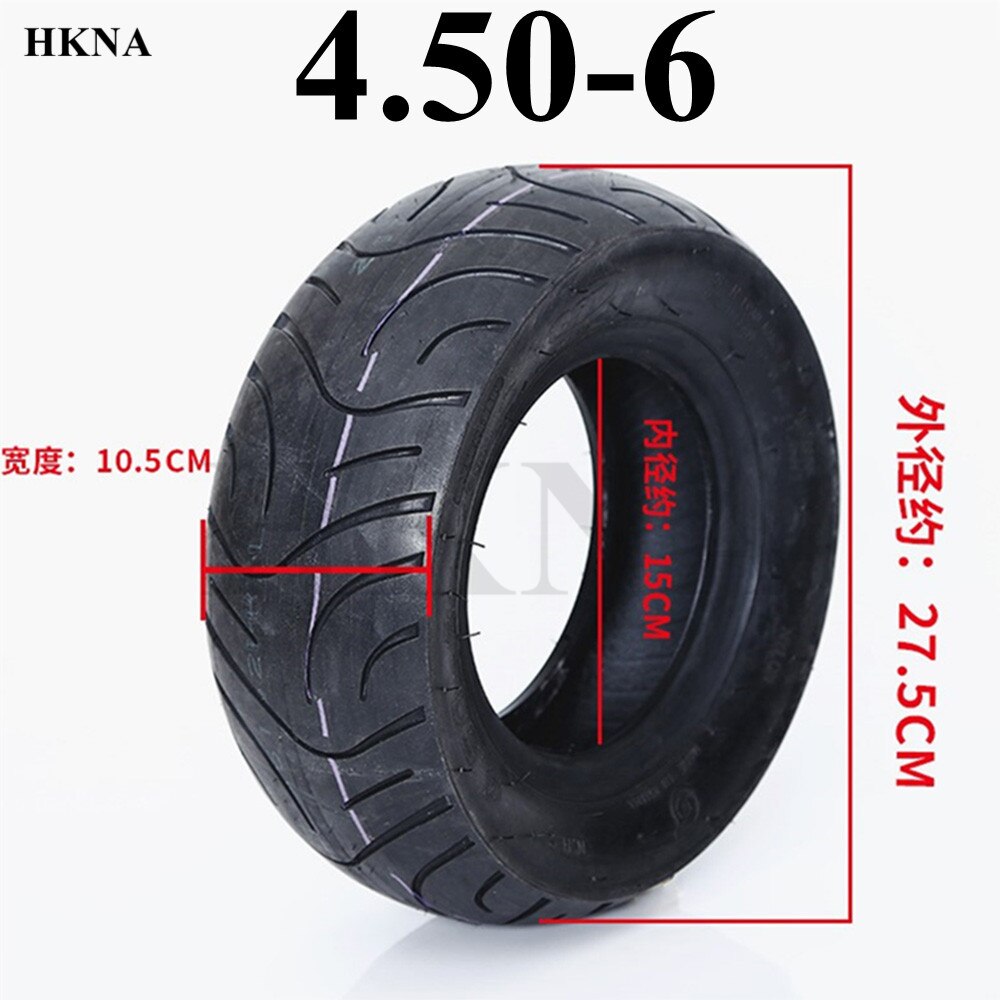 Good 4.50-6 Tubeless Tyre Universal 13x5.00-6 Vacuum Tire for Electric Scooter Accessories