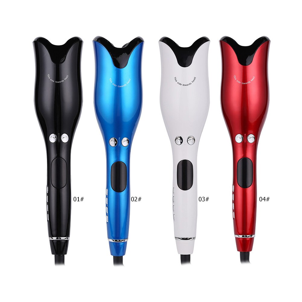 Automatic Hair Curler Curling Iron Rotating Air Curler Styling Tool Curls Waves Ceramic Curly Wave Electric LCD Hair Curler