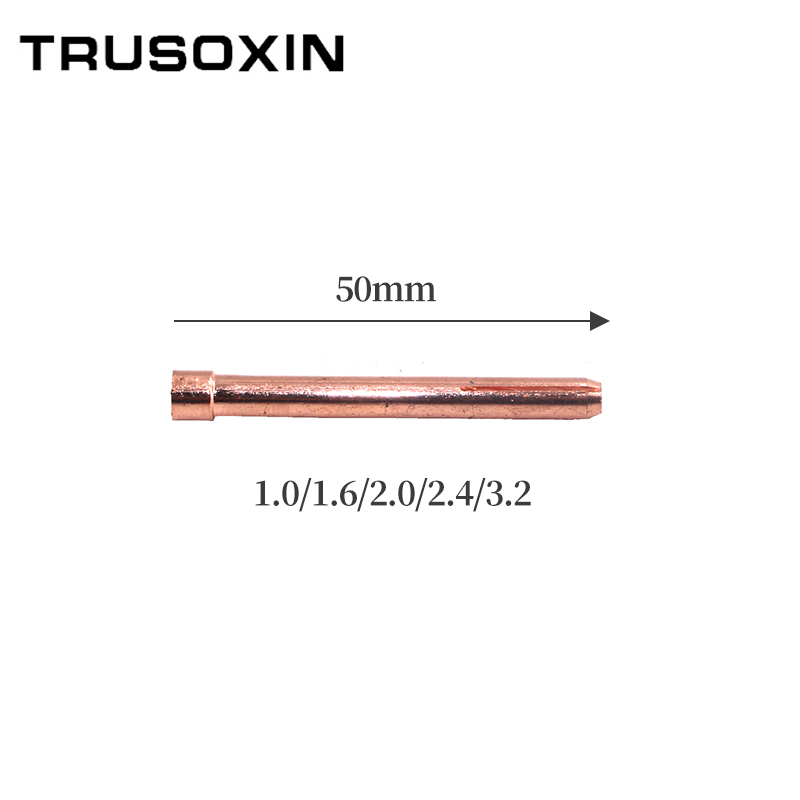 Máquina de soldadura TIG de argón, equipo de 1,6mm/2,0mm/2,4mm/3,0mm/3,2mm, cuerpo y pinza de tungsteno, 10 Uds.
