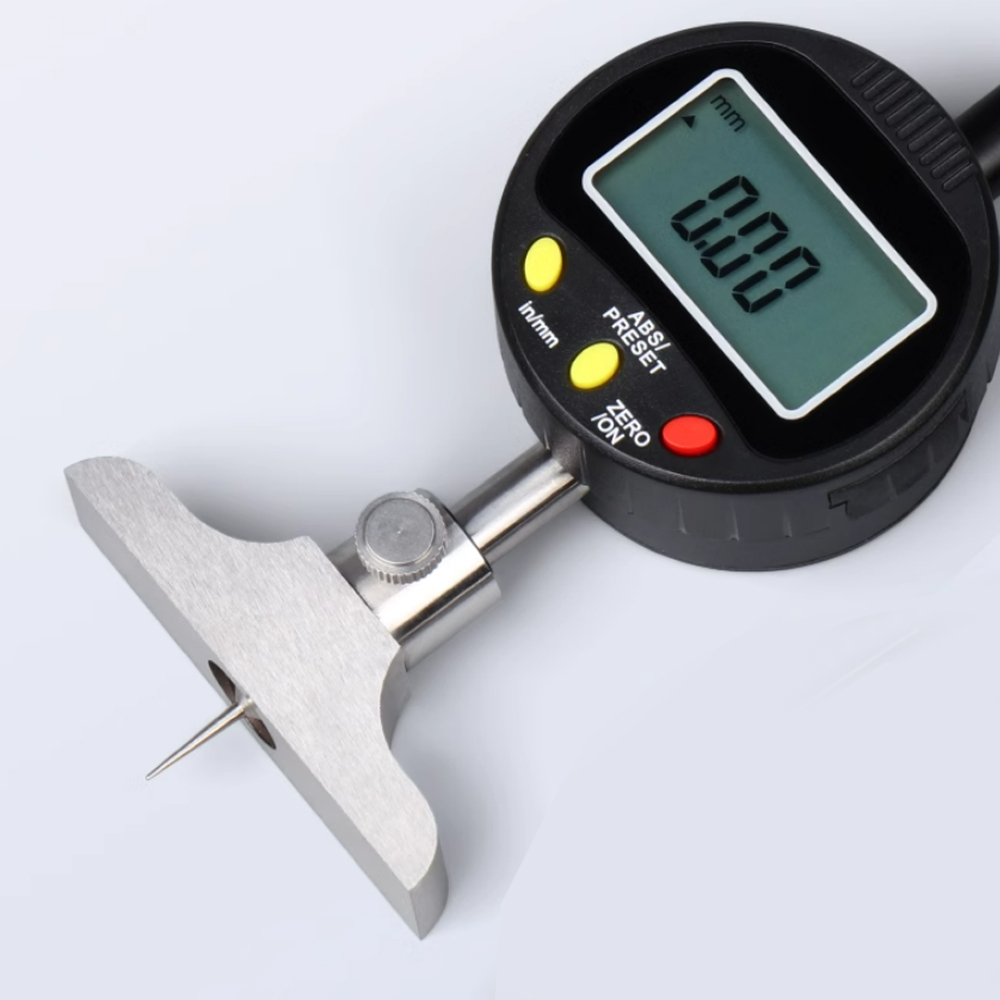 High precision micrometer Digital indicator depth gauge depth measuring instrument with cylindrical base T-bracket