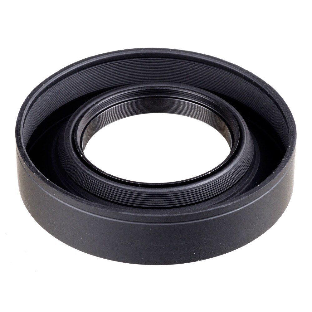 62 millimetri 3-in-1 3-Stage Pieghevole Lens Hood in Gomma per Tutte Le fotocamere digitali
