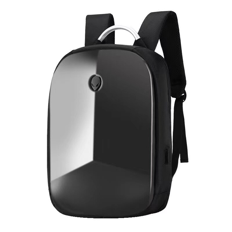 Crossten zaino di protezione multifunzionale in PVC impermeabile con guscio rigido con porta di ricarica Usb borsa per Laptop da 16.6 "con blocco a combinazione: Gray