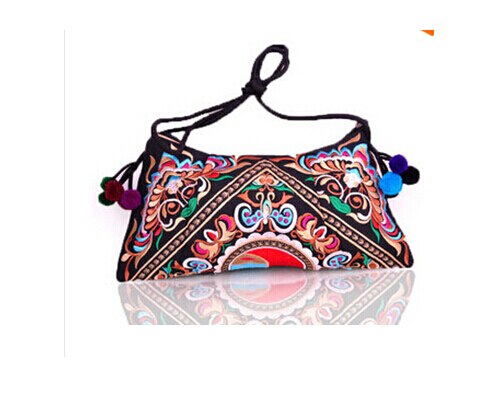 Mode Creatieve vintage Borduurwerk boodschappentassen! Leuk Bohemian Bloemen Lady Schouder & Crossbody tassen Nationale Canvas Carrier