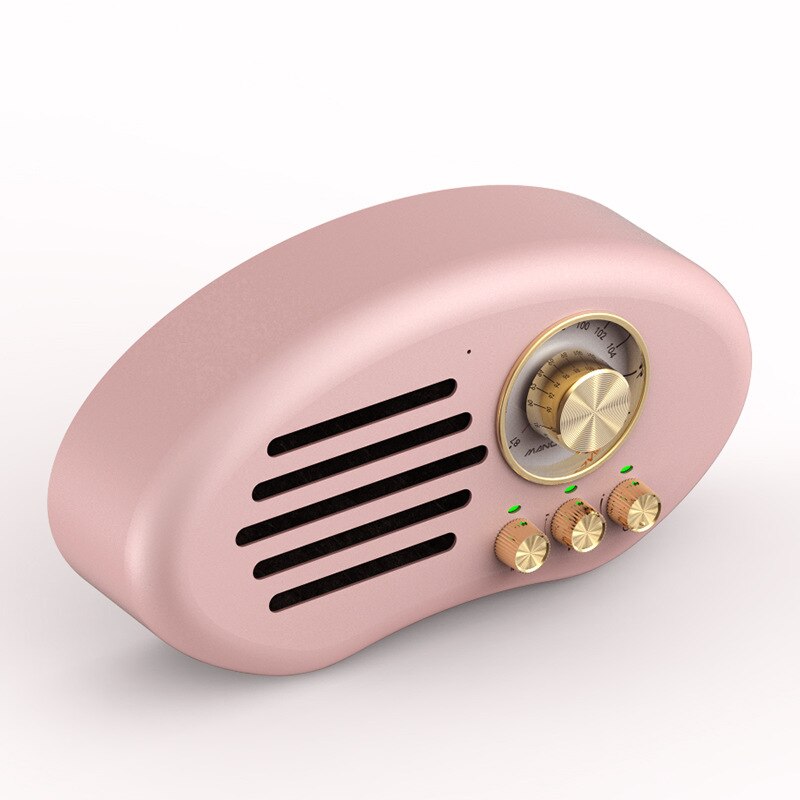 Wireless Bluetooth Audio Pink Colour Ways Radio Reception Portable Bass Cannon Exceed High-power Mobile Phone Speaker: pink colour