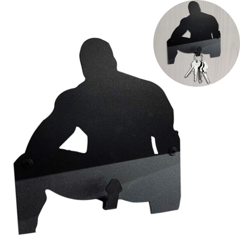 Wall Mounted Key Hook Pants Hangers Jeans Hangers for Closet Organizer Adjustable Heavy Duty Trousers Rack