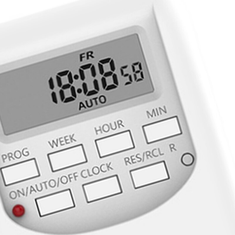 Programmable Timer Switch Socket 50Hz With Summer Time Random Function For Kitchen Timer Switch