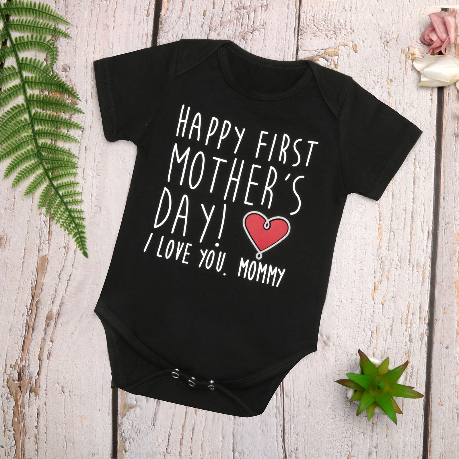 Babykleidung, kleinkinder-strampler, freundlicher-strampler, alles gute zum ersten muttertag, ich liebe dich, neugeborenen-bodys, mädchen-jungen-Karosserie, Baby-Karosserie