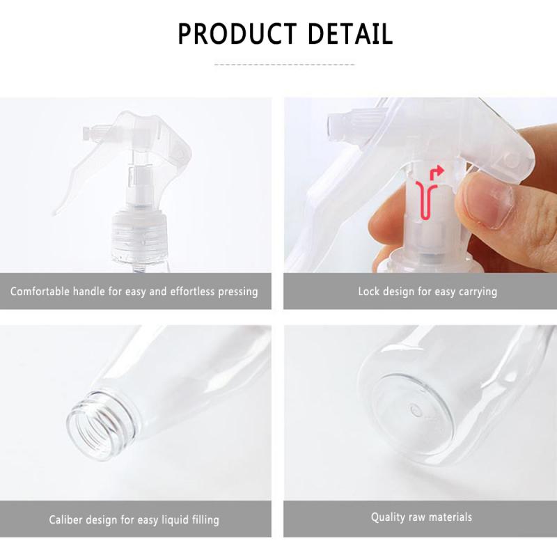 200-30ML Portable Plastic Clear Spray Bottle Fine Mist Sprayer Bottles For Hairdressing Hair Salon Makeup Moisture Atomizer Pot