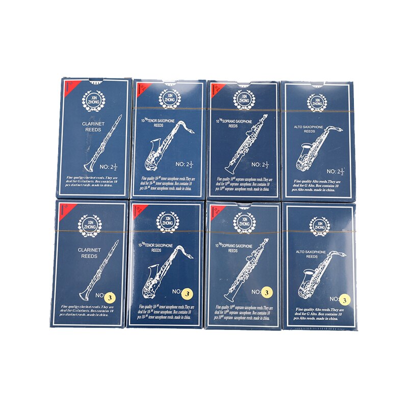 10Pcs Normaal Niveau G Altsaxofoon Sax Rieten Sterkte 2.5/ 3.0 Voor Beginners