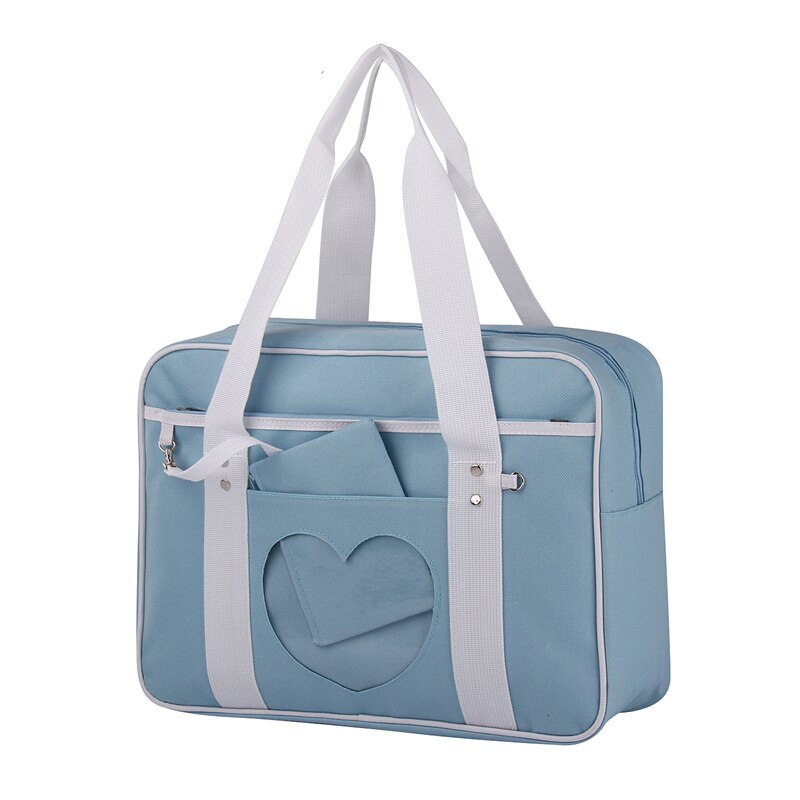 Japanische Schüler Taschen Hochschule Schüler Schule tasche JK Pendler tasche aktentasche Cospaly Kostümich Liebe Live Nachricht Tasche: E