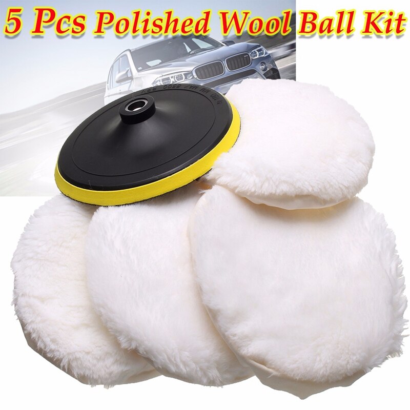 7 Inch Polijstmachine/Buffer Zachte Bonnet & Pad Met Klittenband Voor Auto Polijsten/Buffing