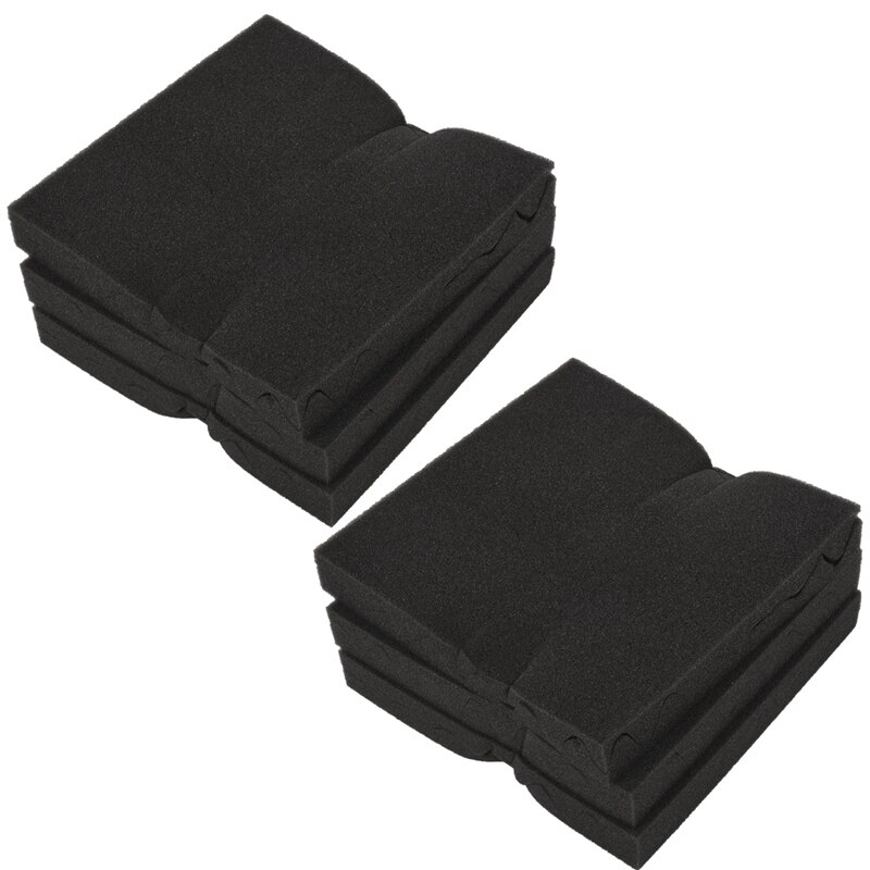 12Pcs 30X30X4CM Soundproofing Acoustic Foam Tiles Noise Sound-Absorbing: Default Title
