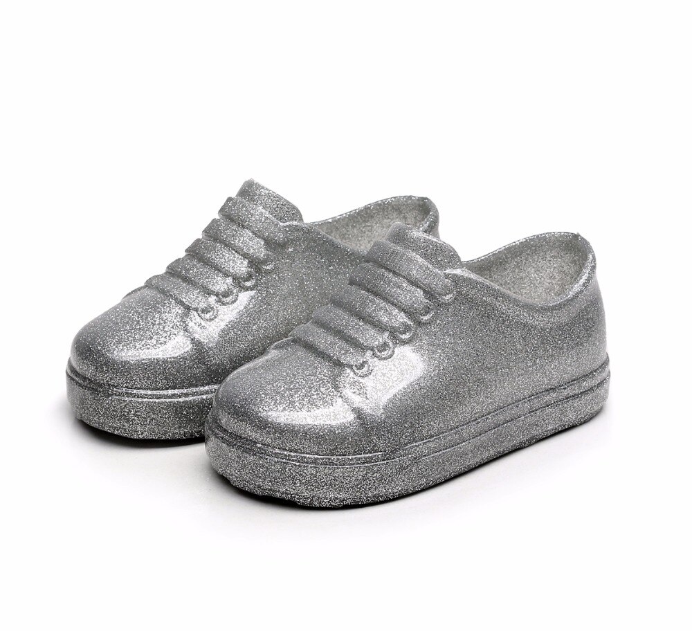 Lente Jongen Meisjes Gelei Schoenen Kinderen Patent Pvc Waterdichte Schoenen Kleine Prinses Schoenen Student Kant Schoenen MN009