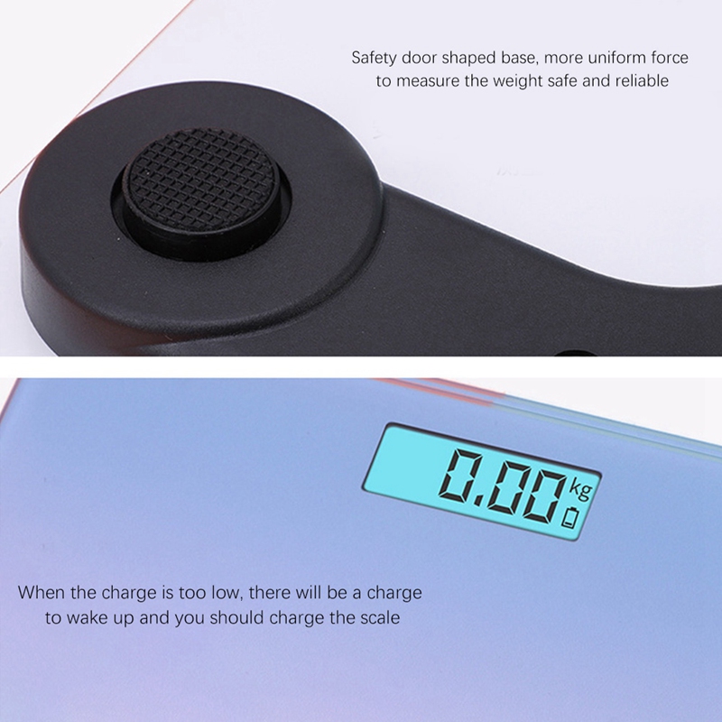 Smart Body Scale Digital Scales for Body Weight Bluetooth LED Screen Composition Analyzer with App for Smartphone