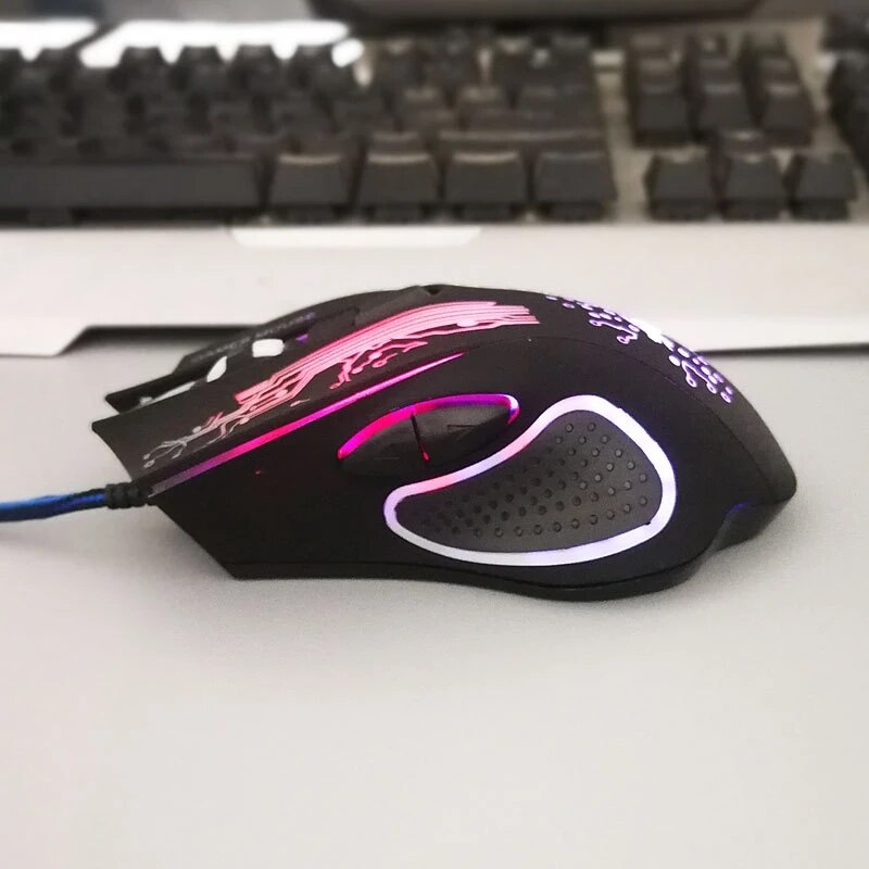 Wired computer mouse game mouse USB 4000DPI 6-key ... – Grandado