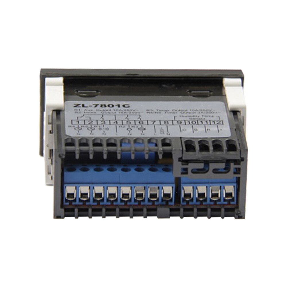 ZL-7801C Poultry Egg Incubator Temperature and Humidity Controller LCD Digital Incubator Incubation Humidity Controller 220V