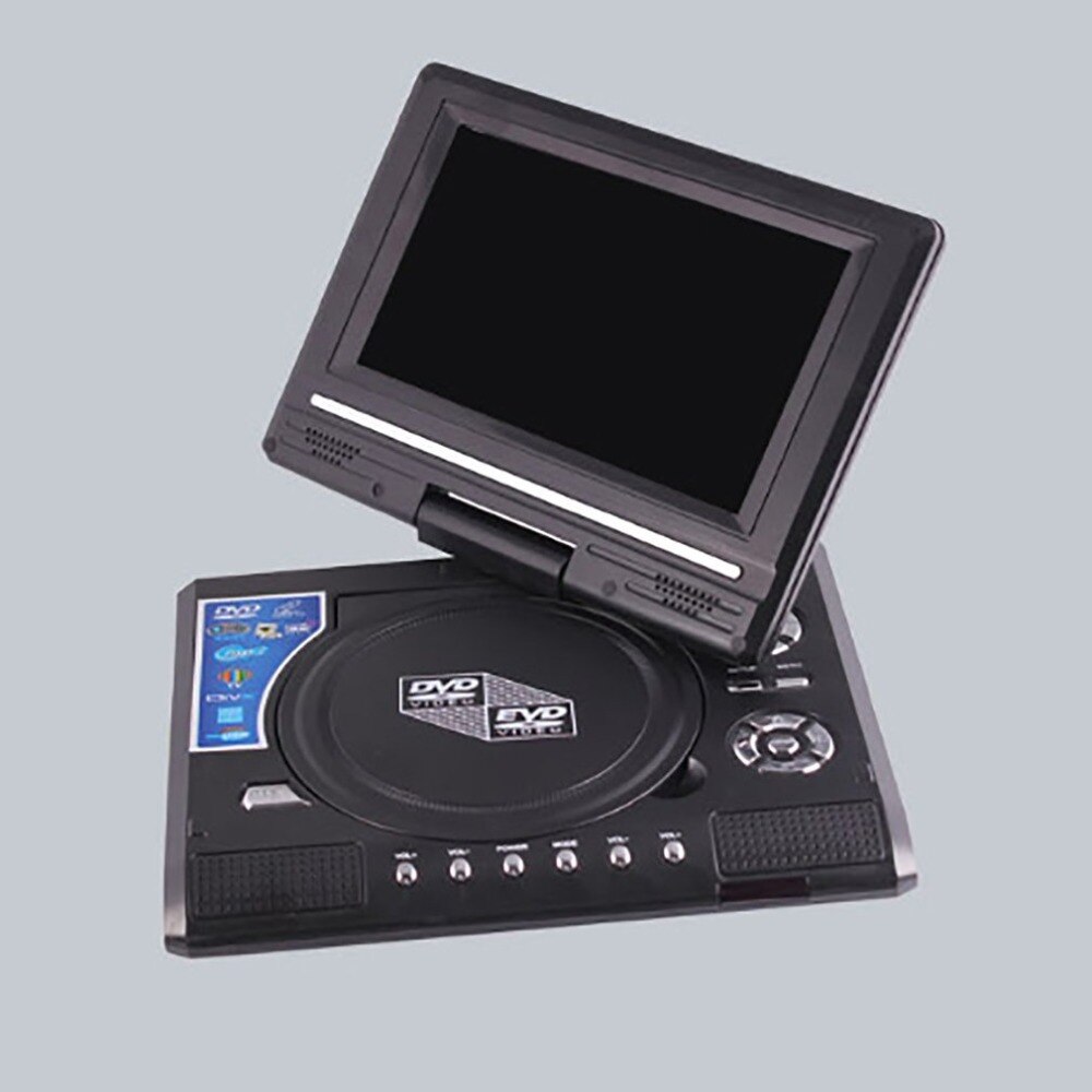 7.8 Inch Portable DVD Player Digital Multimedia Player U Drive Play with FM TV Game Card Read Function VCD DVCD MP4 MP5