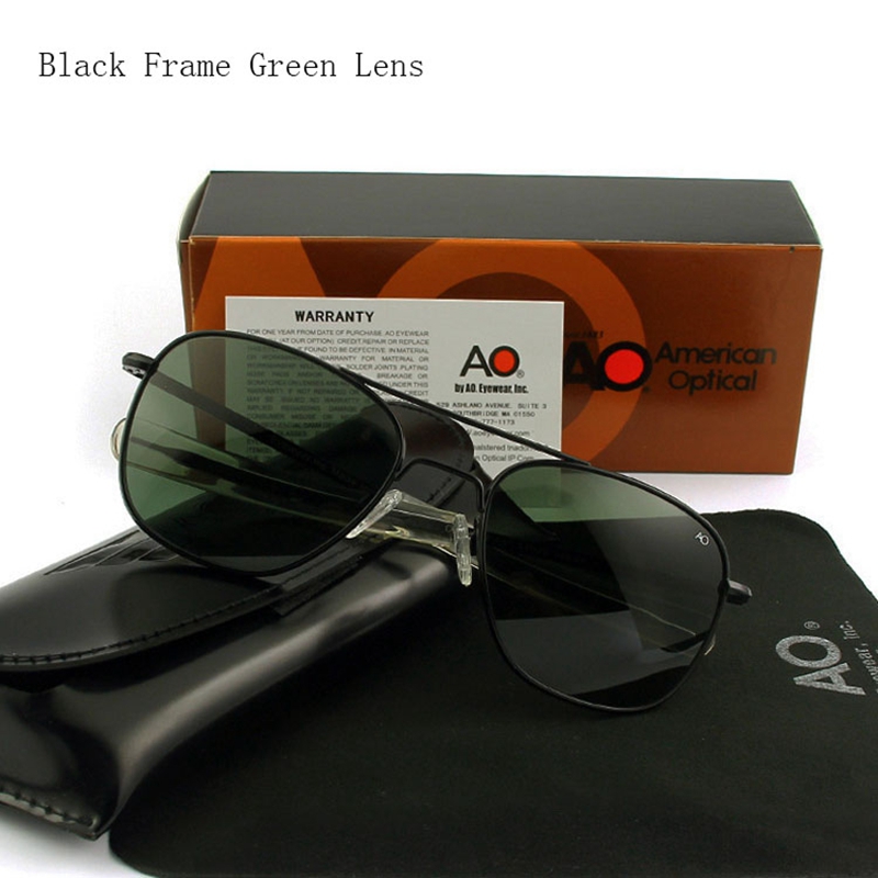 Pilot AO Sunglasses Men Brand AGX Tempered Glass Lens Sun Glasses Male
